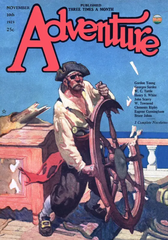 Adventure dergisinin 10 Kasım 1923 tarihli kapağı