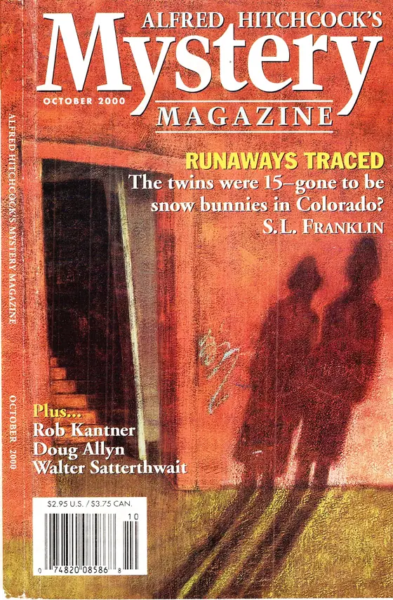 Alfred Hitchcock's Mystery Magazine dergisinin Ekim 2000 tarihli kapağı