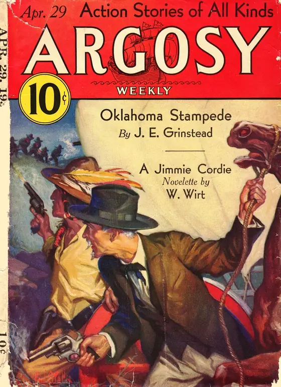 Argosy dergisinin 29 Nisan 1933 tarihli kapağı