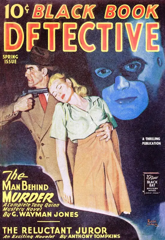 Black Book Detective dergisinin İlkbahar 1946 tarihli kapağı