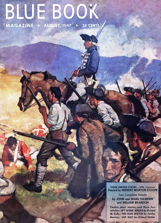 Blue Book dergisinin Ağustos 1947 tarihli kapağı