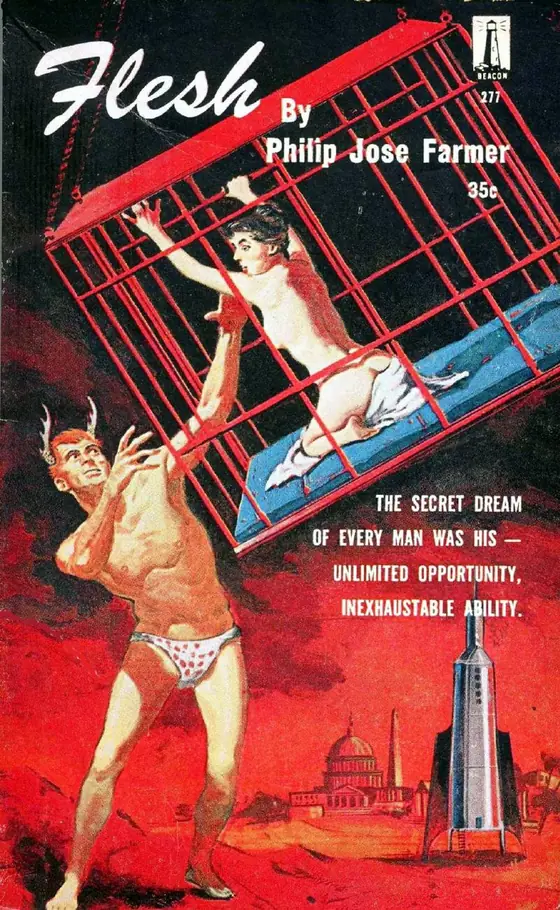 Flesh romanının 1960 tarihli Beacon kapağı