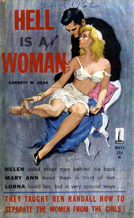 Hell is a Woman romanının 1961 tarihli Beacon kapağı