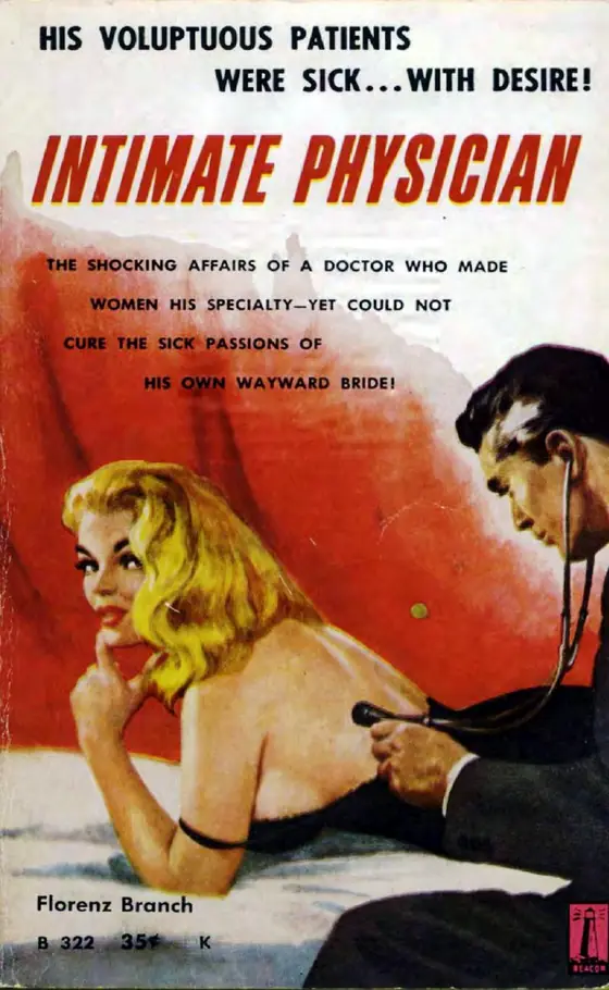 Intimate Physician romanının 1960 tarihli Beacon kapağı