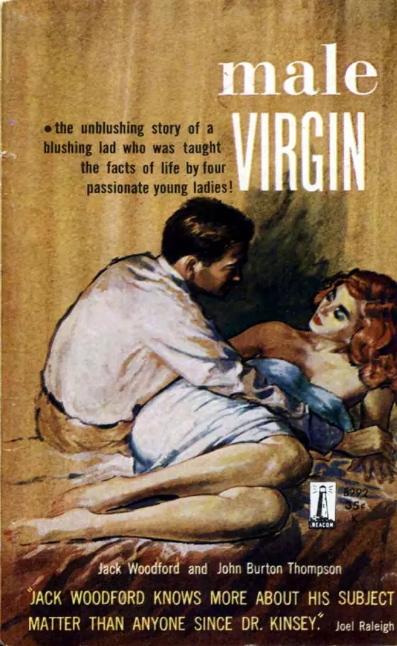 Male Virgin romanının 1960 tarihli Beacon kapağı