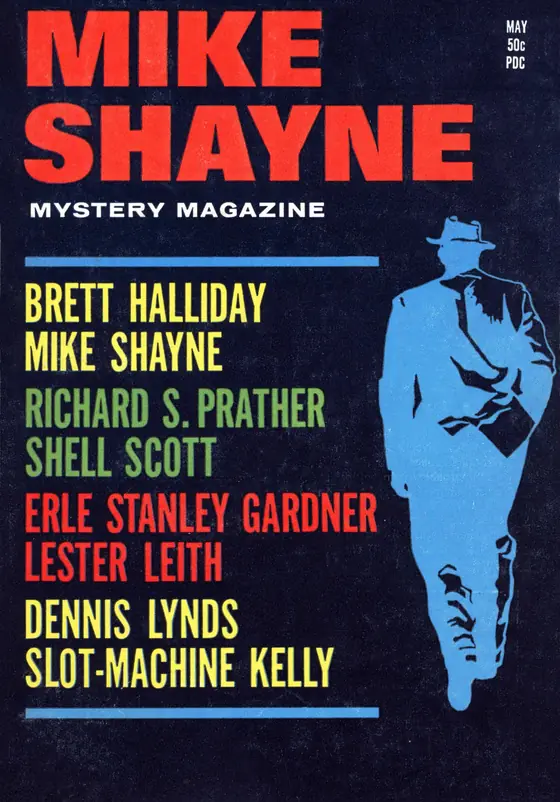 Mike Shayne Mystery Magazine dergisinin Mayıs 1965 tarihli kapağı