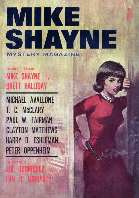 Mike Shayne Mystery Magazine dergisinin Ekim 1965 tarihli kapağı