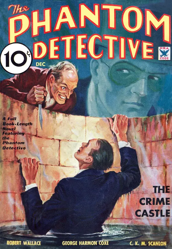 The Phantom Detective dergisinin Aralık 1934 tarihli kapağı
