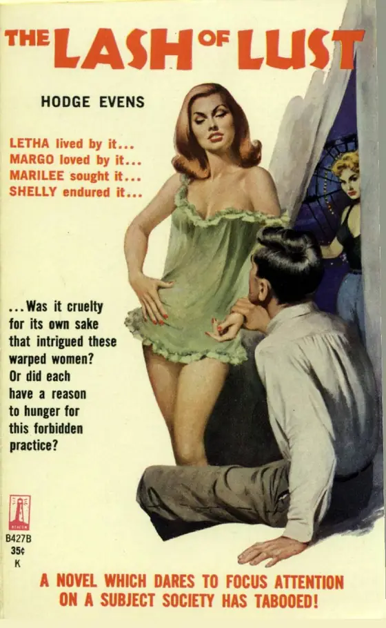 The Lash of Lust romanının 1961 tarihli Beacon kapağı