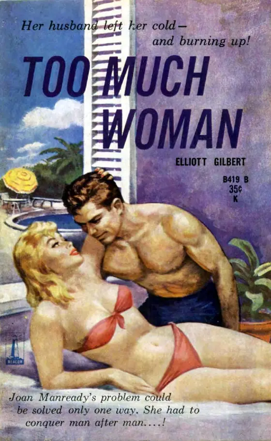 Too Much Woman romanının 1961 tarihli Beacon kapağı