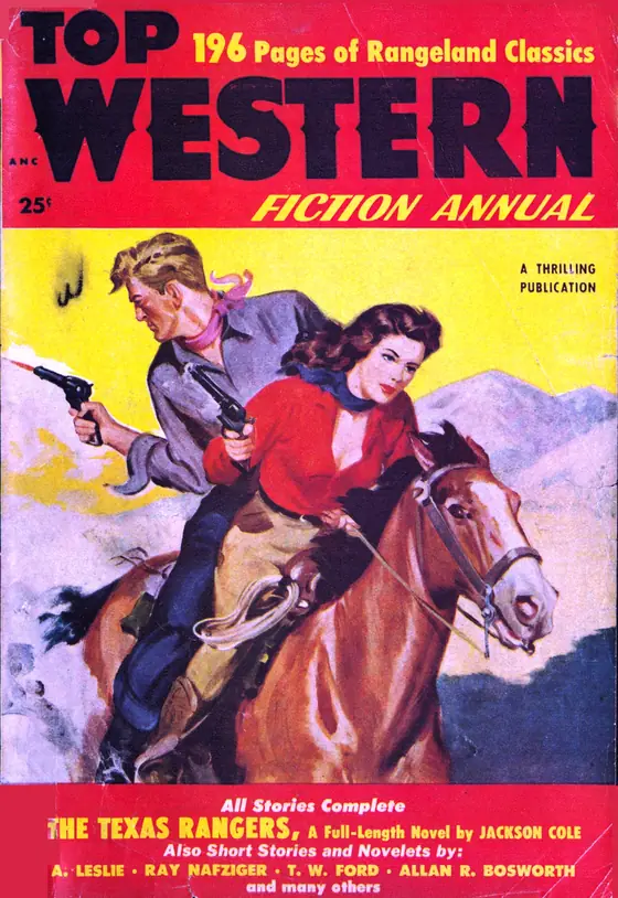 Top Western Fiction Annual dergisinin 1950 baskısı tarihli kapağı